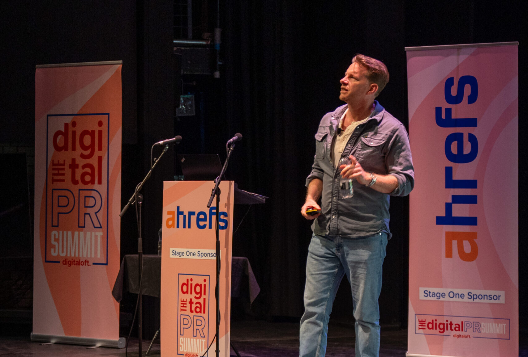 Mark Perkins opening the day’s events